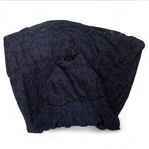 Time and Tru Black Eyelet Dress